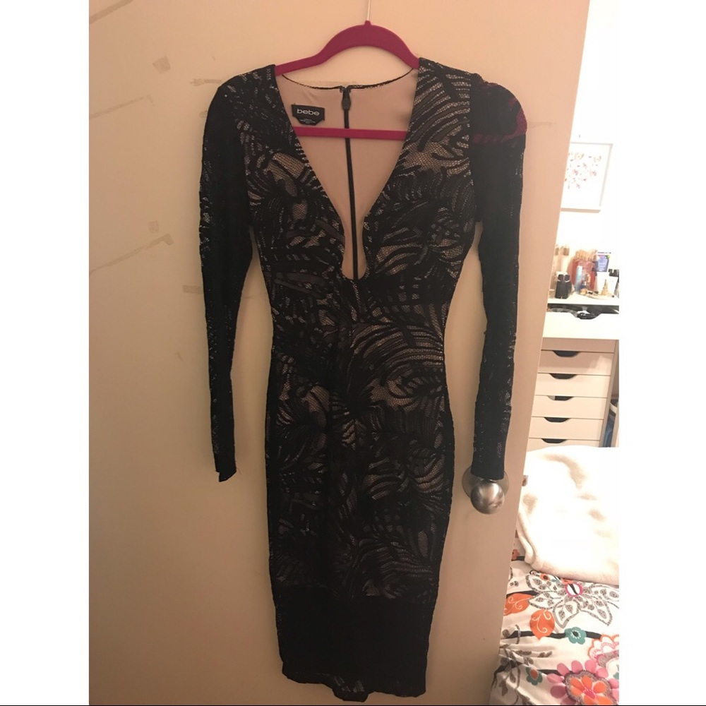 Black Lace Dress from Bebe